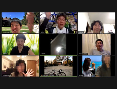 2020.05.17(sun)｜ZOOM drinking party｜Osaka Cycling Group